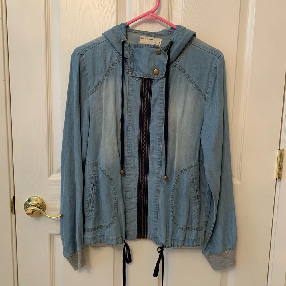 F21 Life In Progress Chambray Jacket - image 5